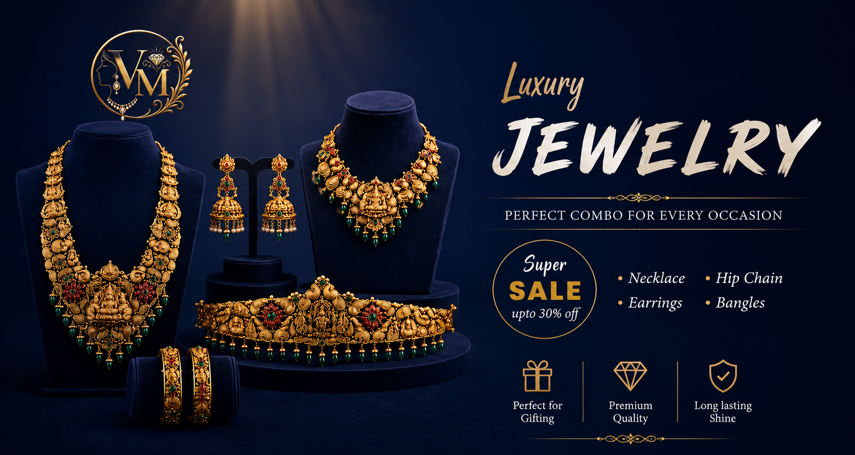Premium antique gold jewellery