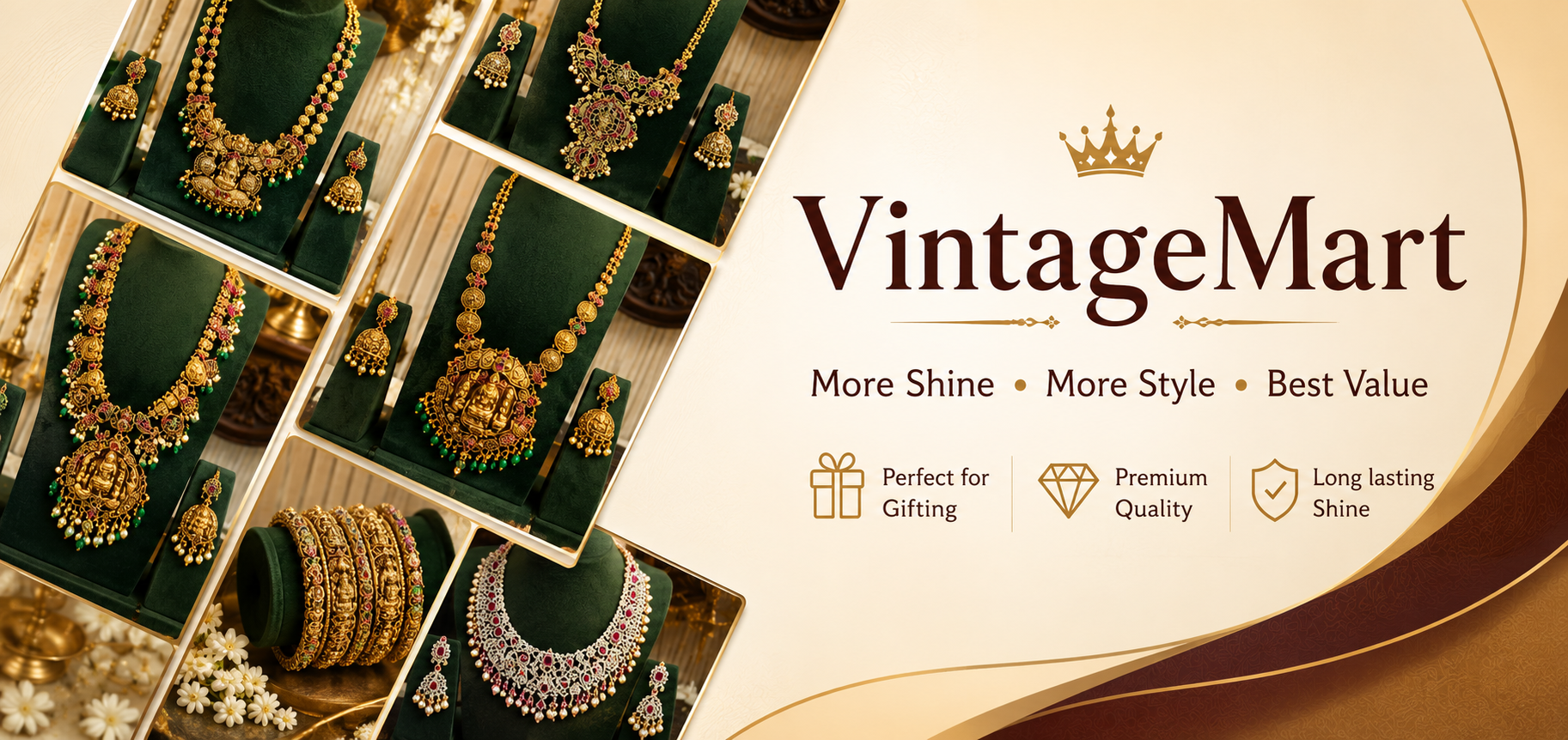 Elegant bridal jewellery collection
